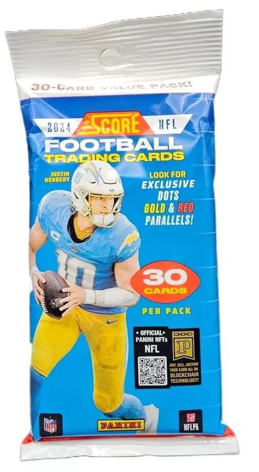 Amazon.com: 2024 Panini Score Football NFL Trading Card Jumbo Pack